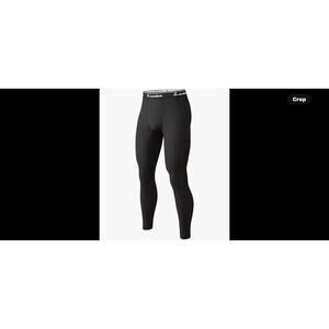 Convallaria Thermals Mens Long John Underware Black Sz S